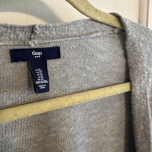 | OLD NAVY | Gray Open Front Cardigan - Picture 7 of 9